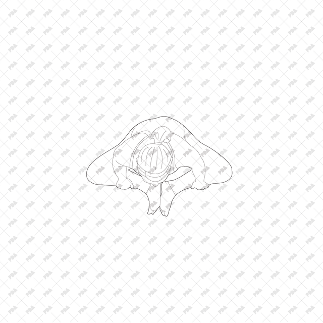 CAD, Vector, PNG People Meditating in Top View - Post Digital Architecture — Free and Affordable Resources for Architects