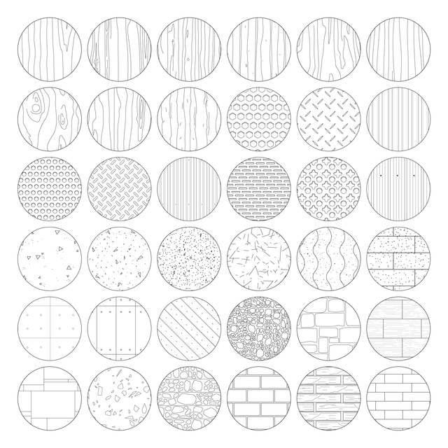 Illustrator Pattern Library - Architectural Materials Multi-Pack 2 - Post Digital Architecture — Free and Affordable Resources for Architects