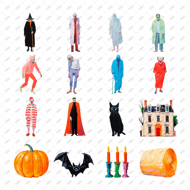PNG Post Digital Halloween Set - Post Digital Architecture — Free and Affordable Resources for Architects