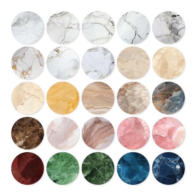 Illustrator Pattern Library - Raster Realistic Seamless Marble Textures Multi-Pack