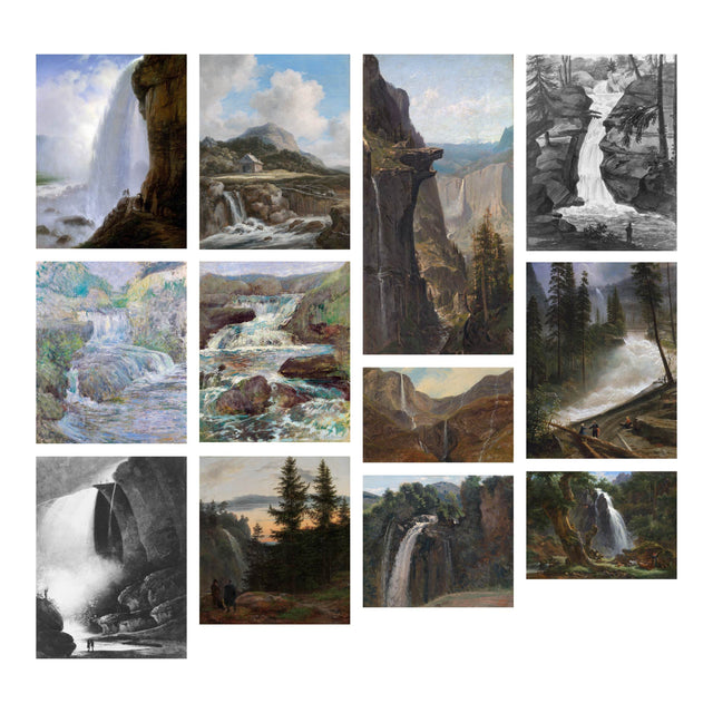 Waterfall Backgrounds Set (High Resolution) - Post Digital Architecture — Free and Affordable Resources for Architects