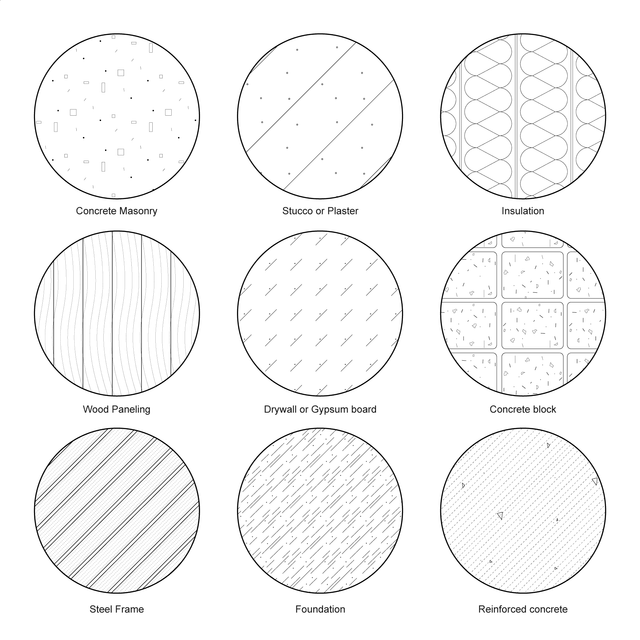 Illustrator Pattern Library - Wall Cross Section Patterns 2 - Post Digital Architecture — Free and Affordable Resources for Architects