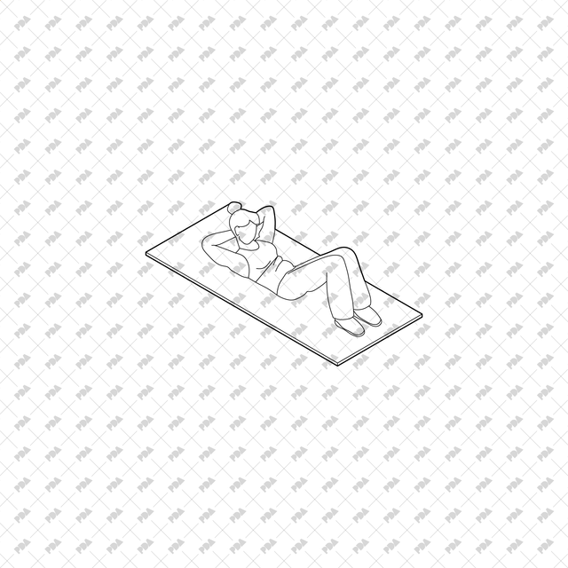 CAD, Vector, PNG Isometric View Workout Characters - Post Digital Architecture — Free and Affordable Resources for Architects