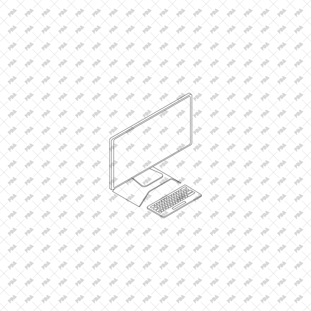 CAD, Vector Isometric Home Office Set - Post Digital Architecture — Free and Affordable Resources for Architects