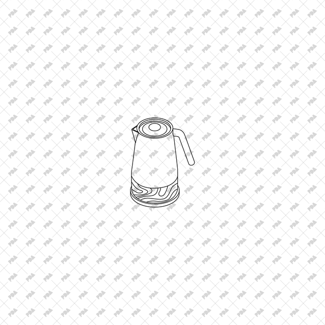 CAD, Vector Isometric Kitchen Appliances Set - Post Digital Architecture — Free and Affordable Resources for Architects