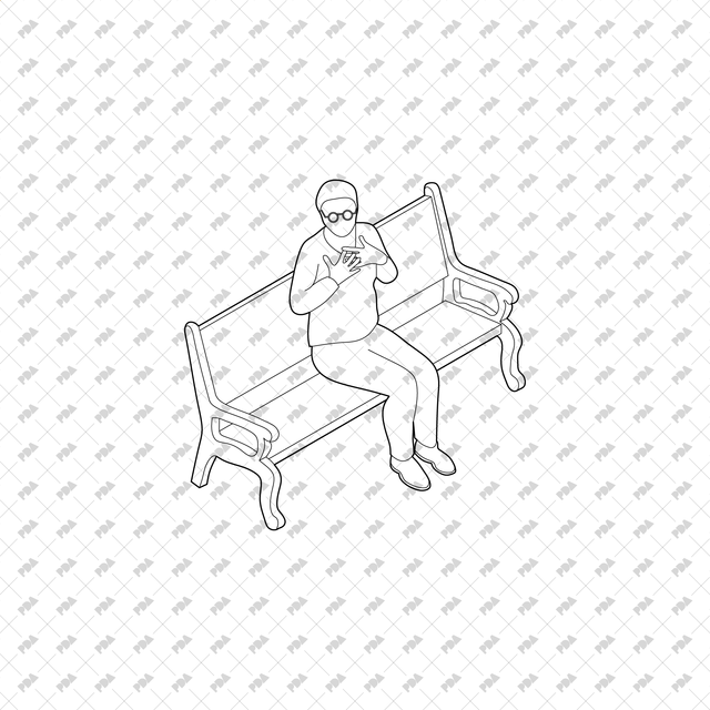 CAD, Vector, PNG Isometric Elderly People - Post Digital Architecture — Free and Affordable Resources for Architects