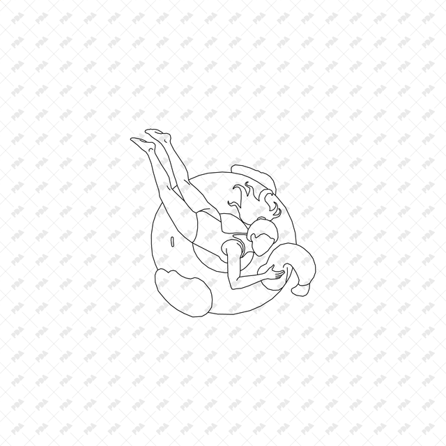 CAD, Vector, PNG Chilling Characters in Plan View Multi-Pack (Top View) - Post Digital Architecture — Free and Affordable Resources for Architects