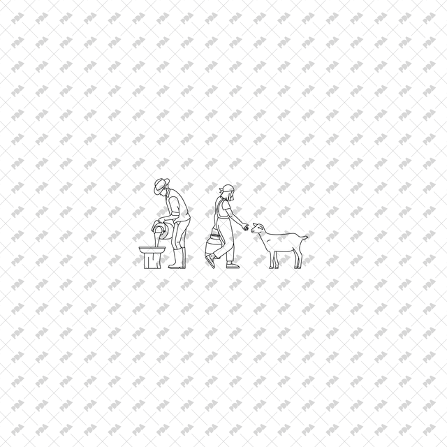 CAD, Vector Farm Set - Post Digital Architecture — Free and Affordable Resources for Architects