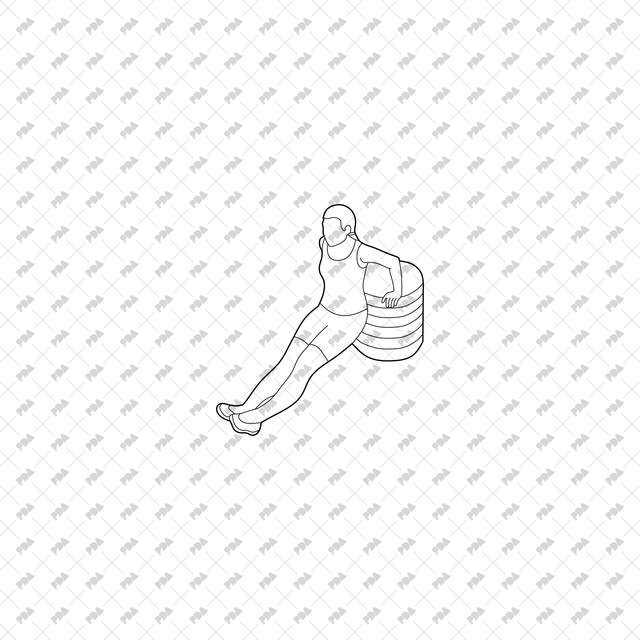 CAD, Vector, PNG Isometric View Workout Characters - Post Digital Architecture — Free and Affordable Resources for Architects