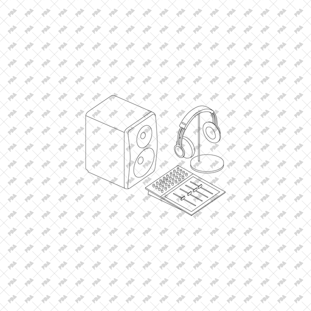 CAD, Vector Isometric Home Office Set - Post Digital Architecture — Free and Affordable Resources for Architects