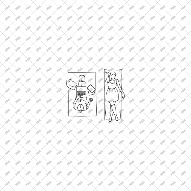 CAD, Vector Street, and Outdoor Characters (Top view) - Post Digital Architecture — Free and Affordable Resources for Architects