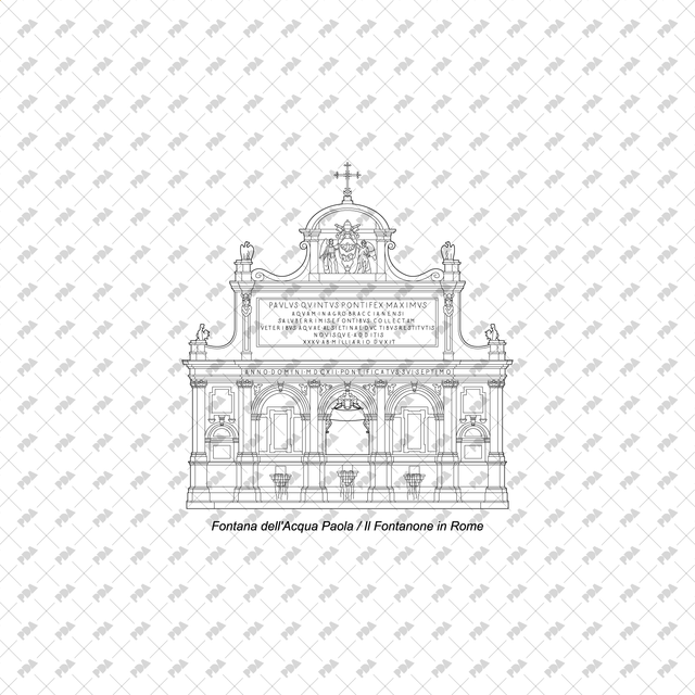 CAD Vector Fountains - Post Digital Architecture — Free and Affordable Resources for Architects