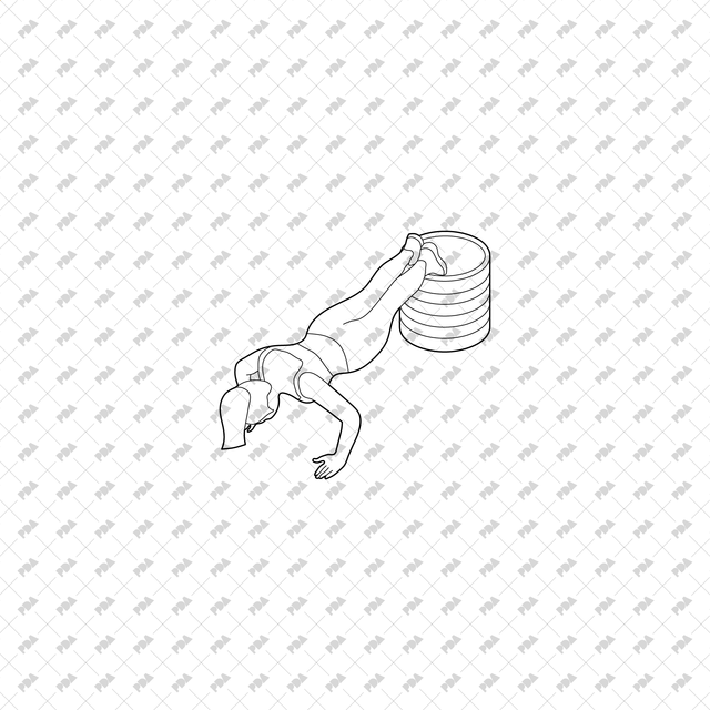 CAD, Vector, PNG Isometric View Workout Characters - Post Digital Architecture — Free and Affordable Resources for Architects