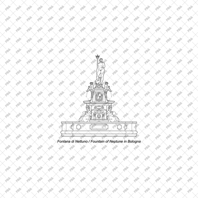 CAD Vector Fountains - Post Digital Architecture — Free and Affordable Resources for Architects