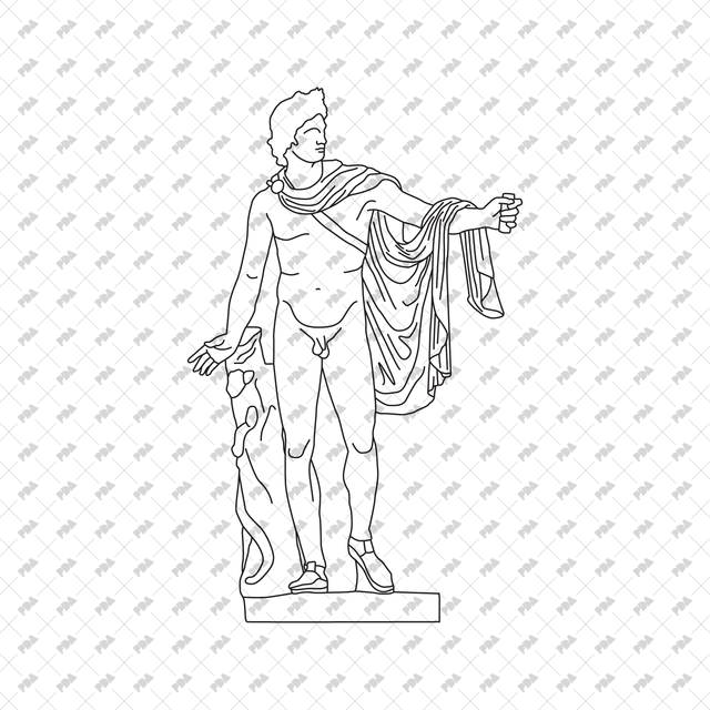 CAD Vector PNG Ancient Statues - Post Digital Architecture — Free and Affordable Resources for Architects