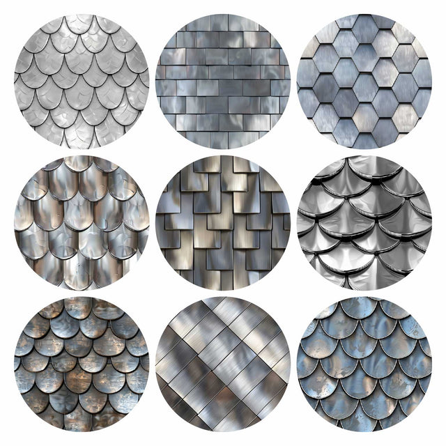 Photoshop, Illustrator Pattern Library - Metal Shingles - Post Digital Architecture — Free and Affordable Resources for Architects