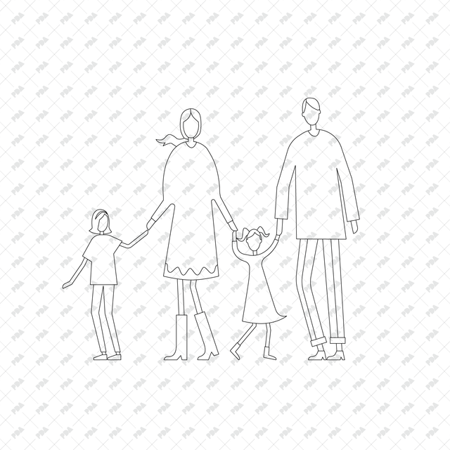 CAD, Vector, PNG Japanese Style Characters in Side and Front View - Post Digital Architecture — Free and Affordable Resources for Architects