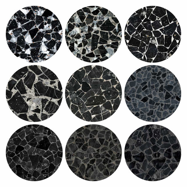 Illustrator Pattern Library - Black Terrazzo Textures - Post Digital Architecture — Free and Affordable Resources for Architects