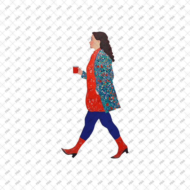 PNG Cutout Characters With Coffee - Post Digital Architecture — Free and Affordable Resources for Architects