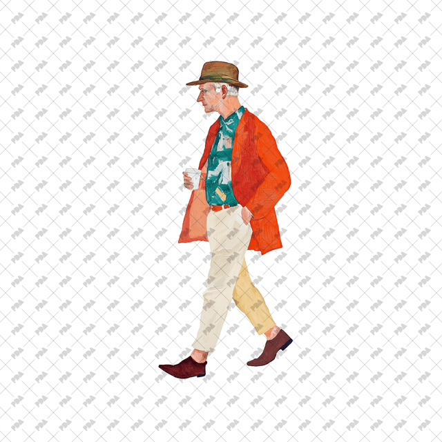 PNG Cutout Characters With Coffee - Post Digital Architecture — Free and Affordable Resources for Architects