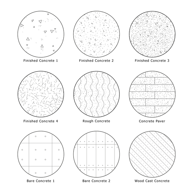 Illustrator Pattern Library - Concrete Patterns - Post Digital Architecture — Free and Affordable Resources for Architects