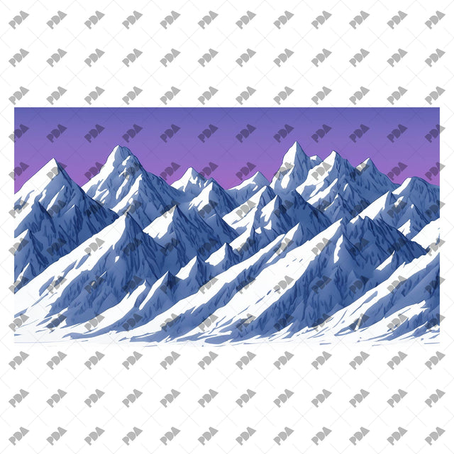 Mountain Backgrounds in Japanese Illustration Style - Post Digital Architecture — Free and Affordable Resources for Architects