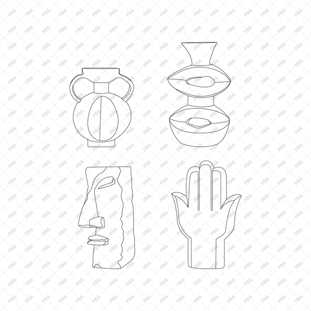 CAD, Vector Decorative Objects - Post Digital Architecture — Free and Affordable Resources for Architects