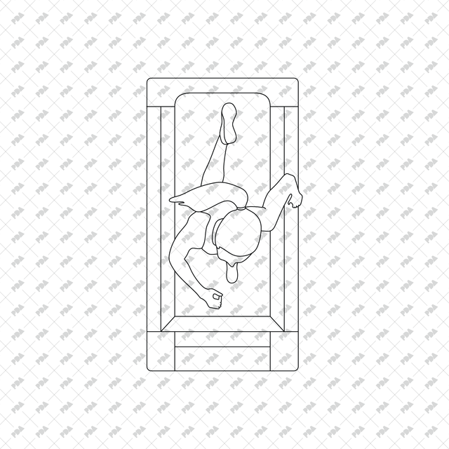 CAD, Vector, PNG Gym Workout Characters in Top View - Post Digital Architecture — Free and Affordable Resources for Architects