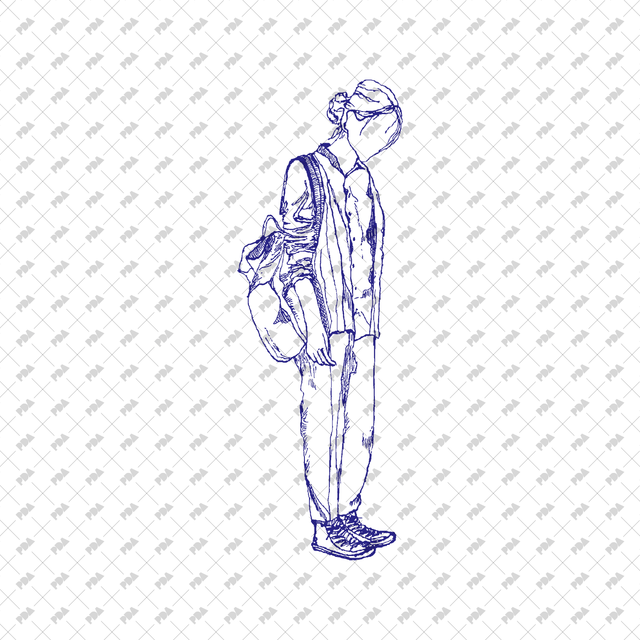 PNG Hand-Drawn Street Characters - Post Digital Architecture — Free and Affordable Resources for Architects