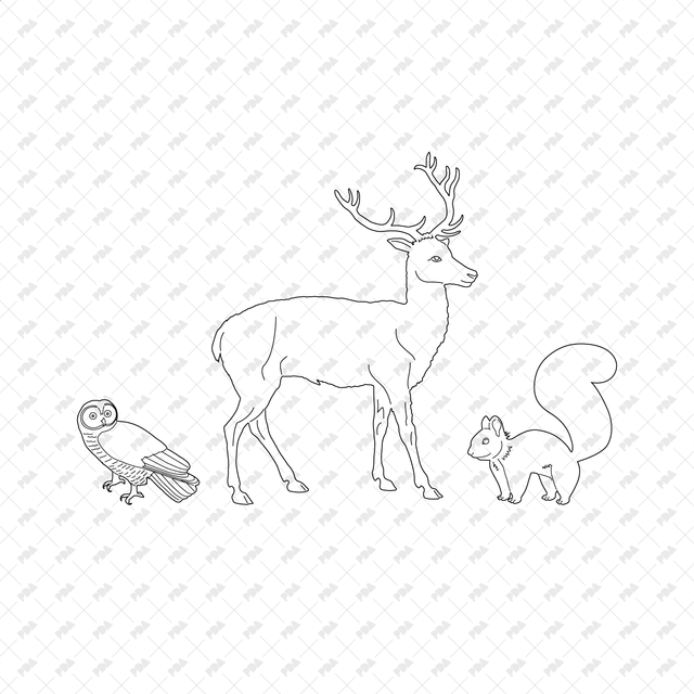 CAD, Vector, PNG Animals - Post Digital Architecture — Free and Affordable Resources for Architects