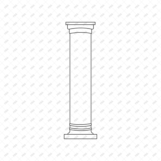 CAD, Vector Modern Columns Set - Post Digital Architecture — Free and Affordable Resources for Architects