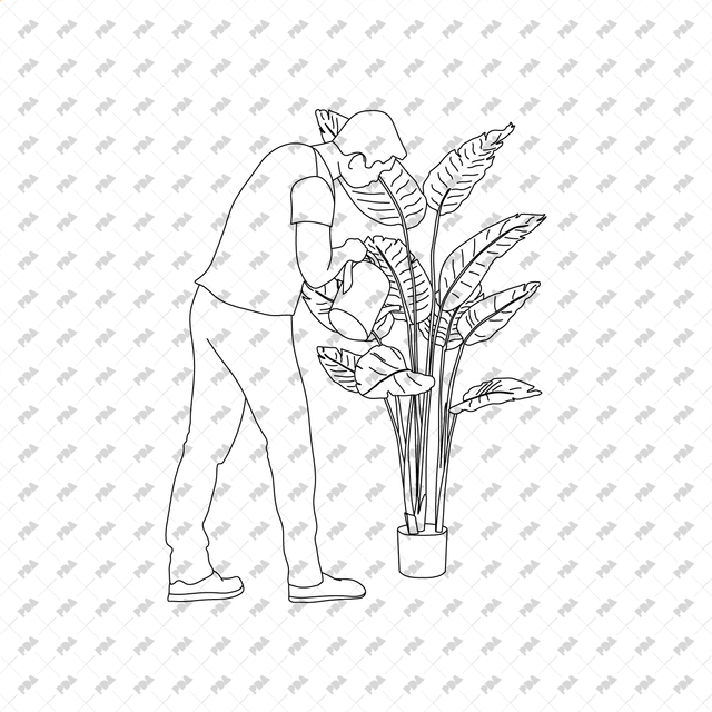 CAD, Vector People with Plants - Post Digital Architecture — Free and Affordable Resources for Architects