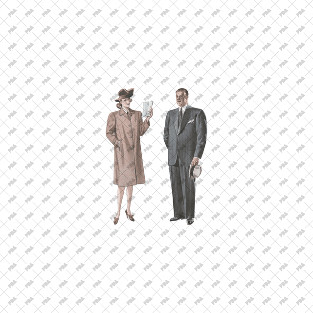 PNG Vintage Fashion Characters - Post Digital Architecture — Free and Affordable Resources for Architects