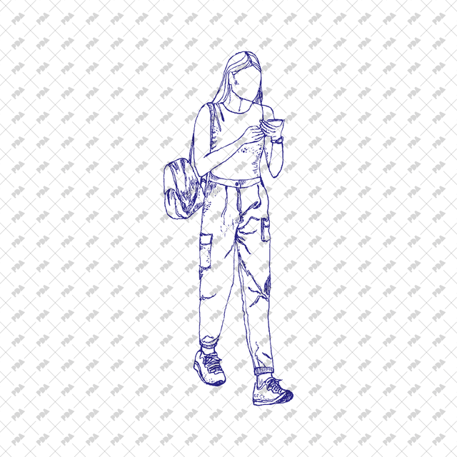 PNG Hand-Drawn Street Characters - Post Digital Architecture — Free and Affordable Resources for Architects