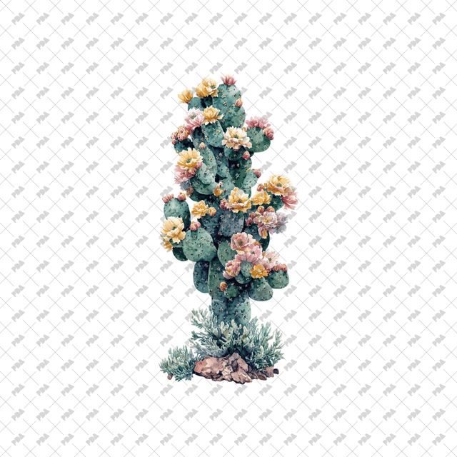 PNG Watercolor Desert Plants - Post Digital Architecture — Free and Affordable Resources for Architects