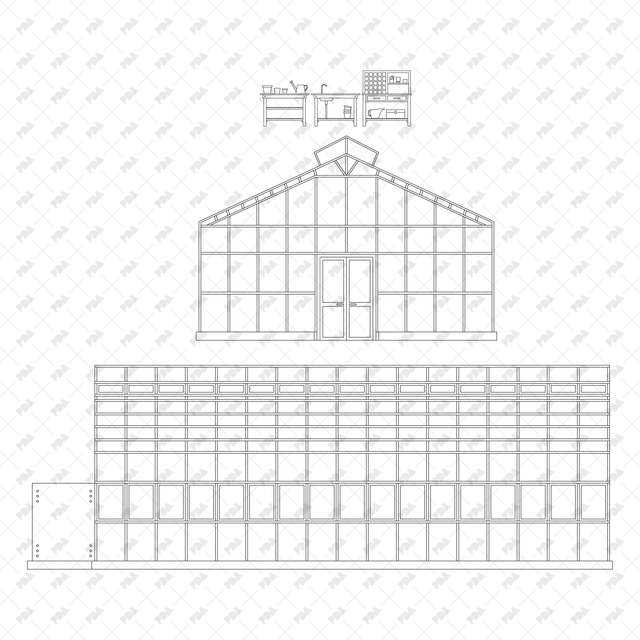 CAD, Vector Greenhouse Essentials Set - Post Digital Architecture — Free and Affordable Resources for Architects