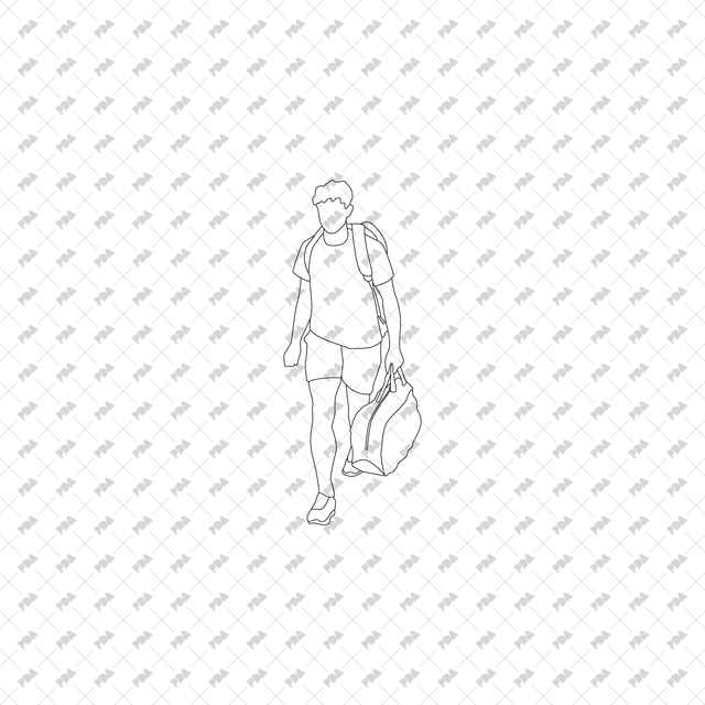 CAD, Vector Pedestrians Set - Post Digital Architecture — Free and Affordable Resources for Architects