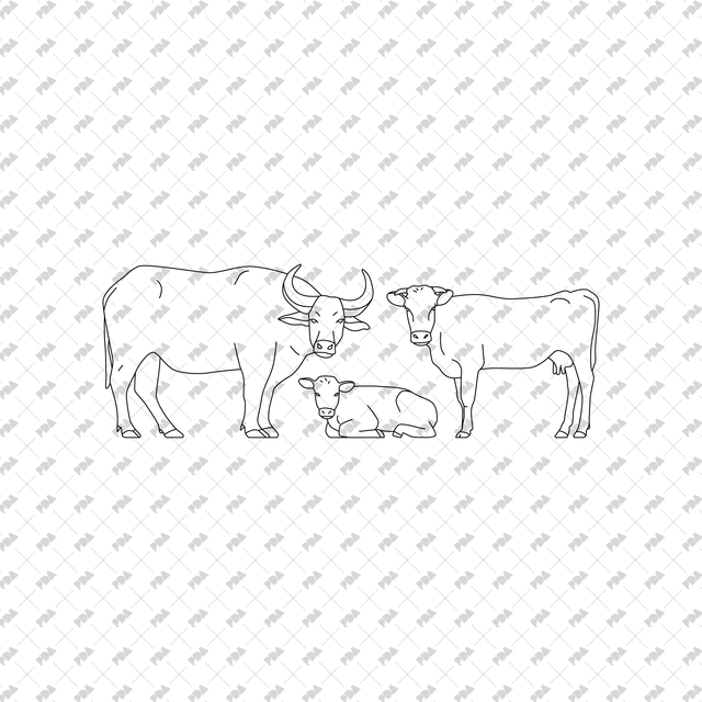 CAD, Vector Farm Animals Set - Post Digital Architecture — Free and Affordable Resources for Architects