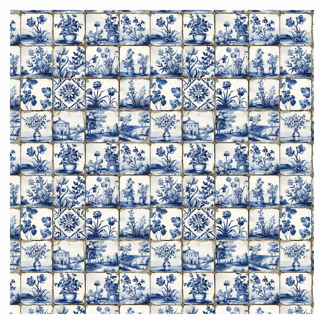 Illustrator Pattern Library - Delft Tiles Textures - Post Digital Architecture — Free and Affordable Resources for Architects