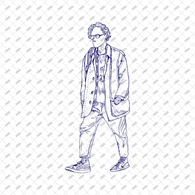 PNG Hand-Drawn Street Characters - Post Digital Architecture — Free and Affordable Resources for Architects