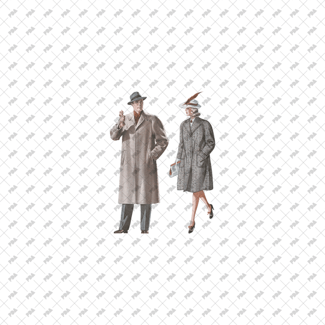 PNG Vintage Fashion Characters - Post Digital Architecture — Free and Affordable Resources for Architects