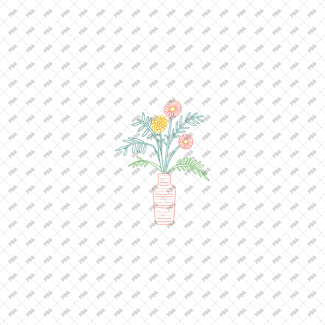 CAD, Vector Vases with Flowers - Post Digital Architecture — Free and Affordable Resources for Architects
