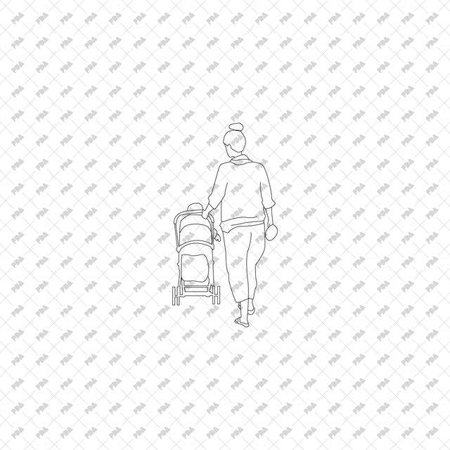 CAD, Vector Pedestrians Set - Post Digital Architecture — Free and Affordable Resources for Architects