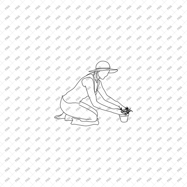 CAD, Vector People with Plants - Post Digital Architecture — Free and Affordable Resources for Architects