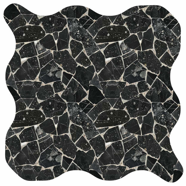 Illustrator Pattern Library - Black Terrazzo Textures - Post Digital Architecture — Free and Affordable Resources for Architects