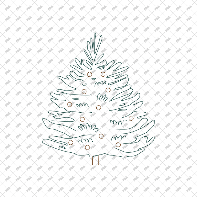 CAD Vector PNG Coniferous Trees - Post Digital Architecture — Free and Affordable Resources for Architects