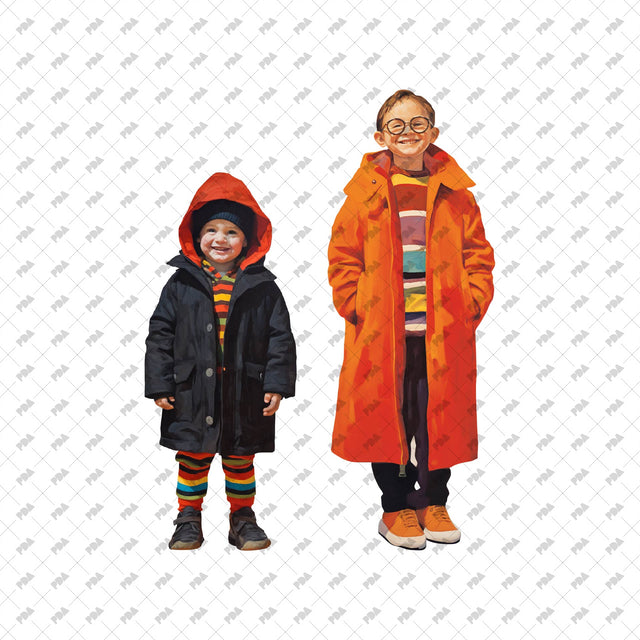 PNG Post Digital Collage Winter People Set - Post Digital Architecture — Free and Affordable Resources for Architects
