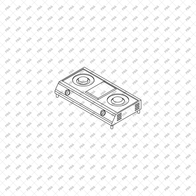 CAD, Vector Isometric Kitchen Appliances Set - Post Digital Architecture — Free and Affordable Resources for Architects
