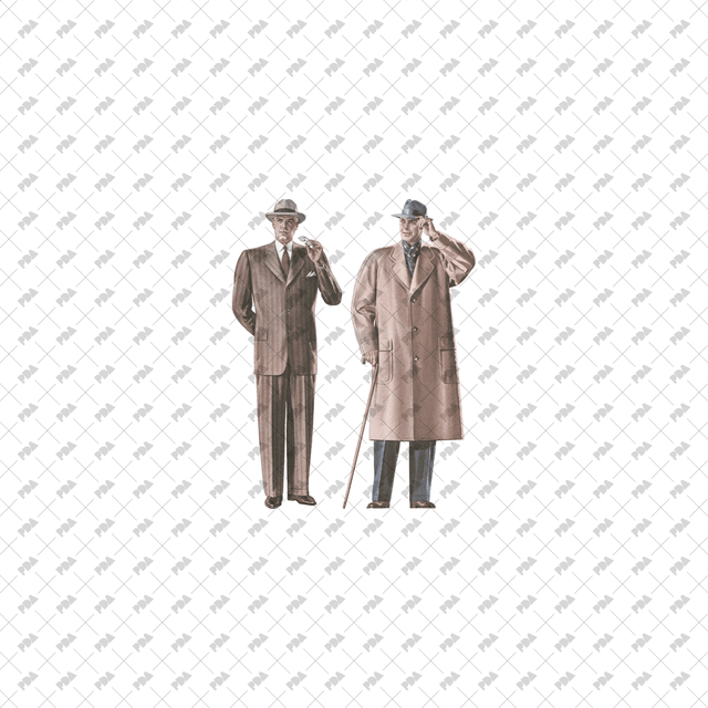 PNG Vintage Fashion Characters - Post Digital Architecture — Free and Affordable Resources for Architects