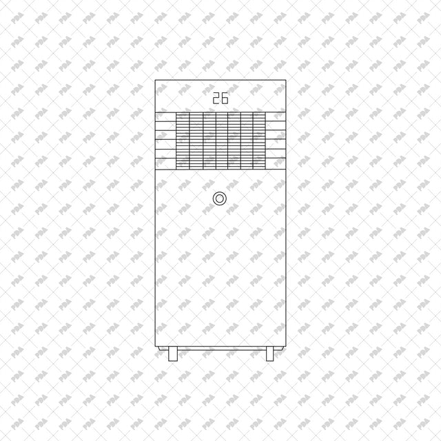 CAD, Vector Air Conditioners Set - Post Digital Architecture — Free and Affordable Resources for Architects